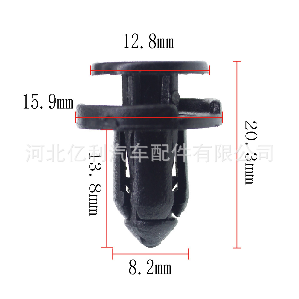 Hebilla de coche, hebilla de techo, hebilla de parachoques, hebilla de panel de puerta, hebilla de revestimiento de paletas, hebilla de plástico, hebilla de nailon