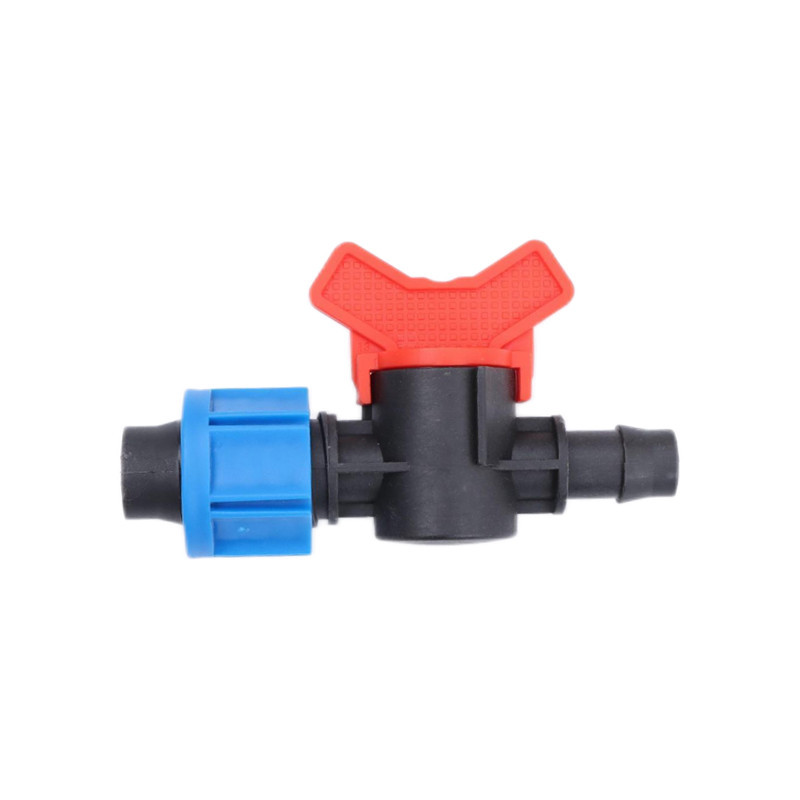 Válvula de derivación PE tubo duro válvula de derivación ahorro de agua herramientas de riego válvula pequeña cerradura de boca grande tubo duro suministro directo de fábrica