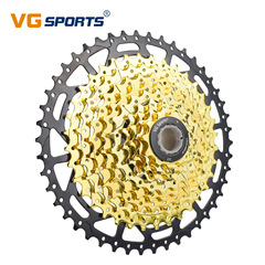 VG Sports Mountain Golden 8/9/10/11/12 Speed Freewheel Cassette Split Lightweight Aluminum Bracket Lubrication 