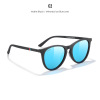 KDEAM new round frame polarized sunglasses men's fishing glasses women's street shooting gradient trendy glasses KD336