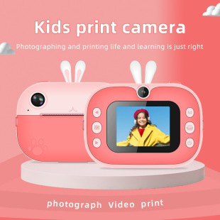 Cross-border New-style Children's Digital Camera Cartoon Mini Photo Print HD Video Digital Camera