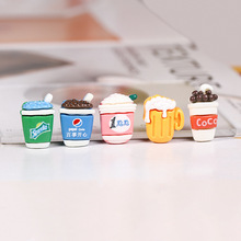 仿真卡通饮料瓶树脂配件 diy奶油胶手机壳贴片收纳盒装饰发饰材料