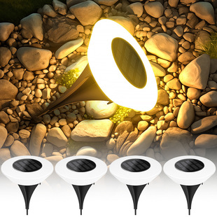Solar Underground Lights New Outdoor Courtyard Garden Lawn Lights Insert Lights Villa Decorative Landscape Lights Floor Lights