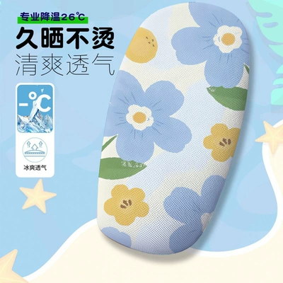Themed Electric Vehicle Seat Cover: Electric car cushion - flower-006-cushion