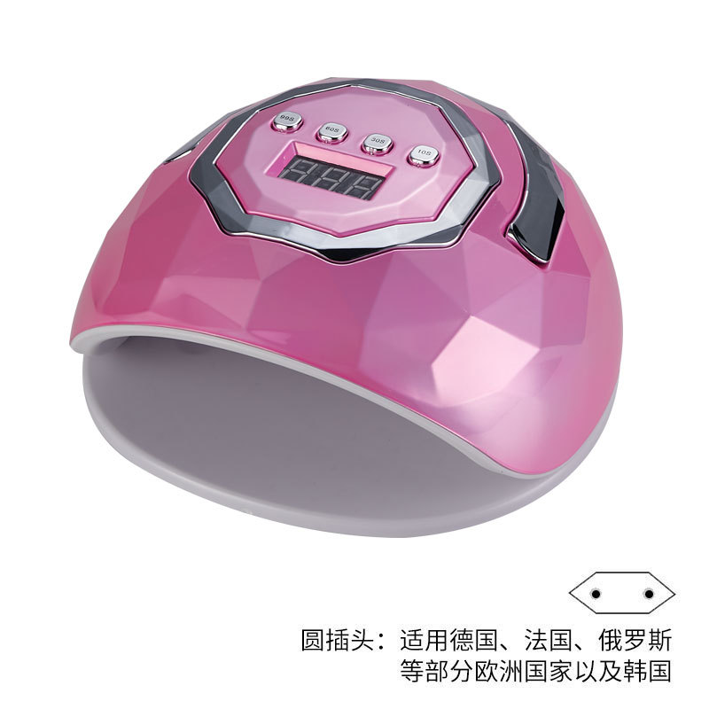 Nueva máquina de fototerapia de uñas colorida, lámpara de curado de uñas con sensor inteligente, lámpara de gel de esmalte de uñas de secado rápido y alta potencia para ventas transfronterizas.