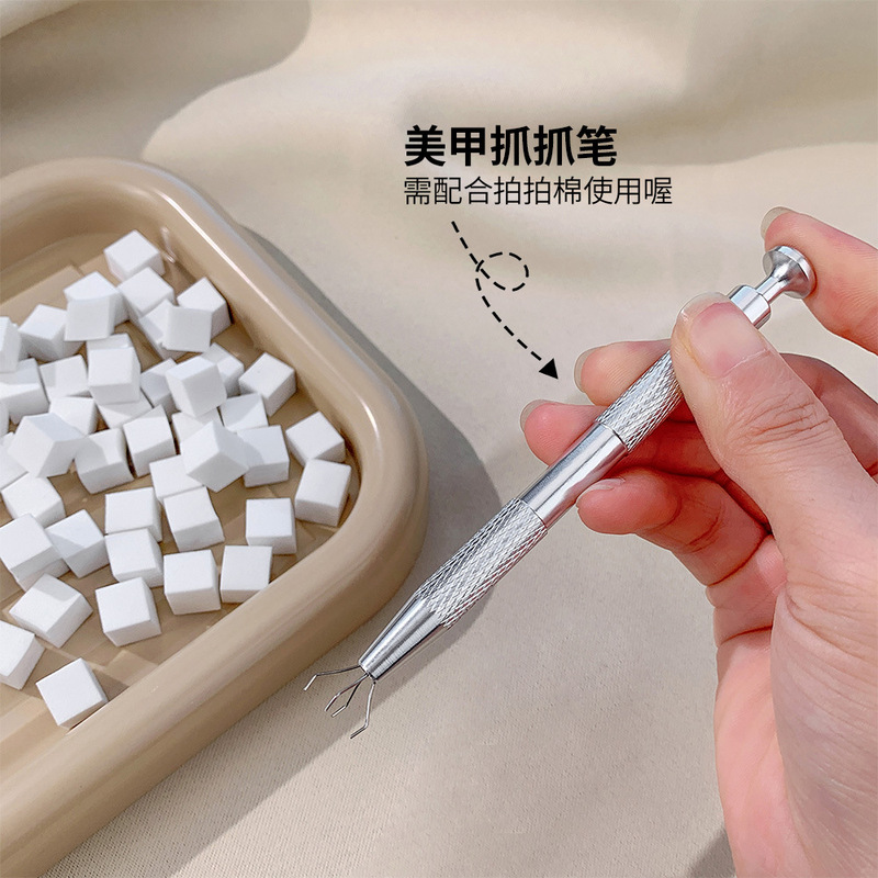 1cmミニ湯葉ネイルグラデーションスポンジ叩き糊専用ぼかし頬紅小角掴みペン卸売り|undefined