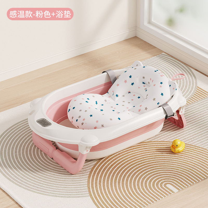 bañera de bebés sensible al calor bañera plegable bañera de bebés productos neonatales bañera de bebés bañera de plástico bañera de bebés