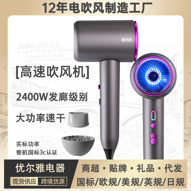 Celestron High-Speed Hair Dryer High-Power Home Barber Shop Negative Ion Hair Care Hot and Cold Air Dryer Dropshipping