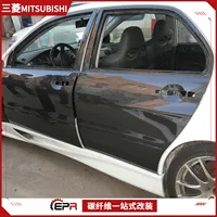 Подходит для модификации Mitsubishi Evolution EVO7 8 9 поколения, карбоновые дверные панели для замены передних и задних дверей.