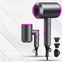 Hammer Foldable Ionic Hair Dryer Household High Power Constant Temperature Hair Care Hotel Cross-border Amazon