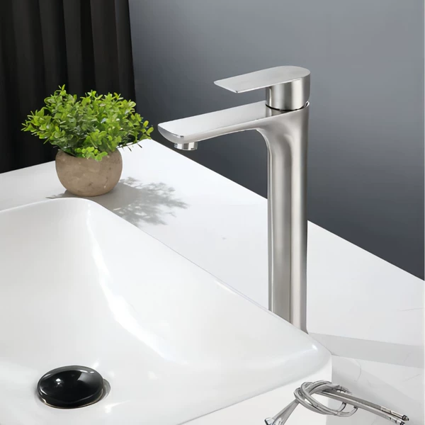 Give up the brushed plane single holes+2 inlet pipes