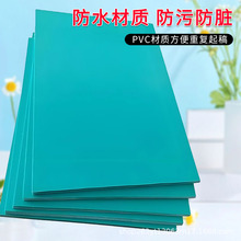 现货pvc软质美工雕刻板3mm绿色灰色版画胶板双面雕刻油墨版画工具