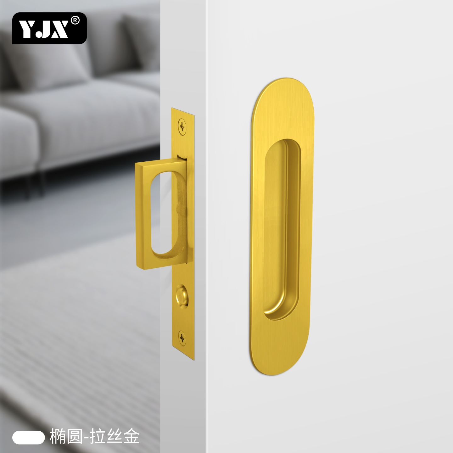 Presione el mango de la puerta de bolsillo enlazada cerradura accesorios de hardware puerta deslizante cerradura corredera puerta escondida perno de puerta invisible image 41
