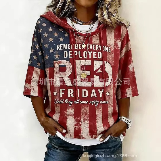 26 Amazon Independent Site Cross-Border European and American Viking Theme Printed Ethnic Style Women's Thin Hooded Sweatshirt Xj 26 Amazon Independent Site Cross-Border European and American Viking Theme Printed Ethnic Style Women's Thin Hooded Sweatshirt Xj