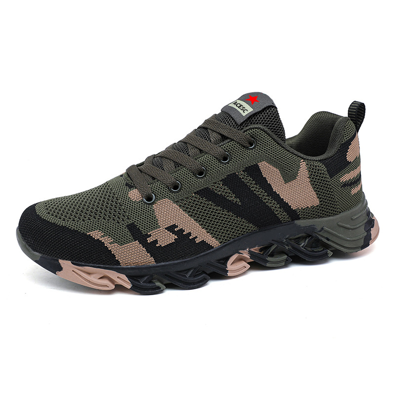 2023 nuevas mujeres y hombres con el mismo estilo, zapatos de entrenamiento de montañismo al aire libre de primavera, invierno, zapatos de entrenamiento de entrenamiento militar para estudiantes, zapatos de seguro laboral en el sitio de construcción