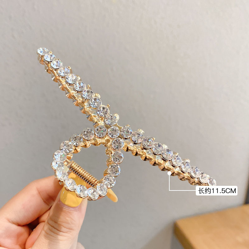韓国大型アクリルサメクリップヘアアクセサリーシンプルなヘアクリップ女性の後頭部ヘアピン帽子卸売|undefined