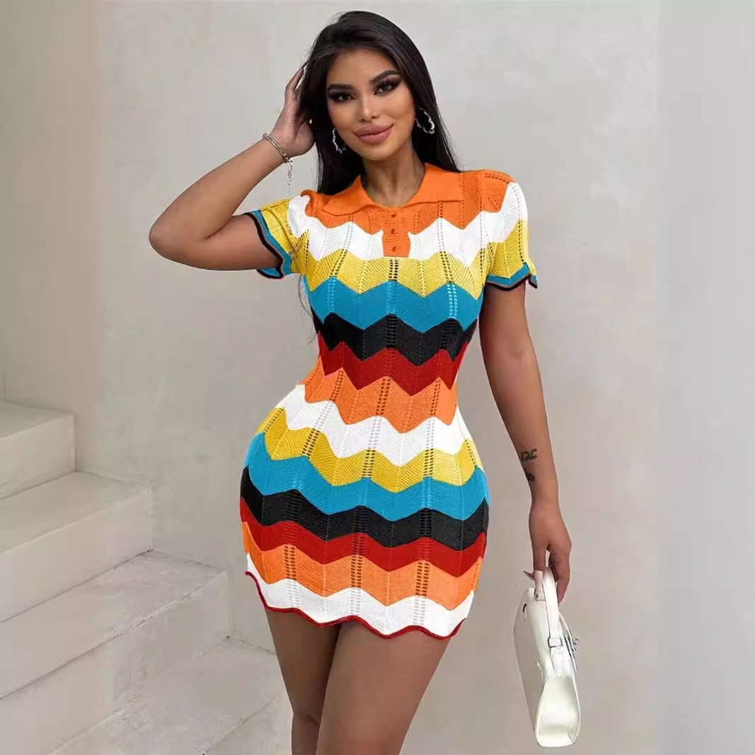 knitted fashionable fitted sweater