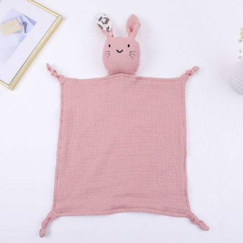 NS Style Cross-Border Baby Gauze Soothing Towels for Newborns and Babies, Comfy Cotton Cat Soothing Blanket for Sleeping and Playing
