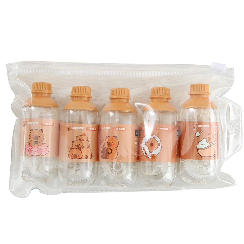 Cinta de corrección de Kapibala, linda botella de bebida, estilo, capibara creativa, cinta de corrección de alto valor, papelería para estudiantes de primaria