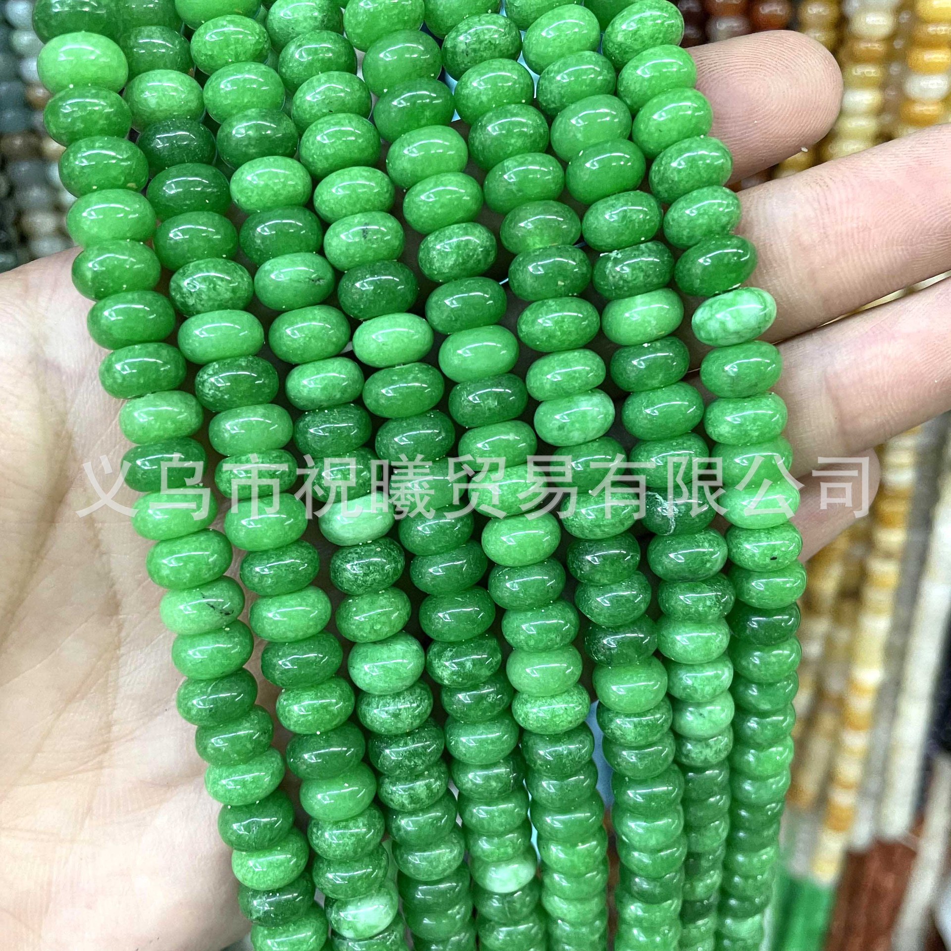 Green jade abacus