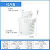 Water purifier 2 points and 3 points, fast connector Furnishing water purifier filter accessories free card fast insert plastic joint