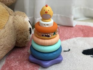 Bainsch Music Tie Music Children's Ring Toy Rainbow Circle Baby Early Education Educational Toy 6-12 Months