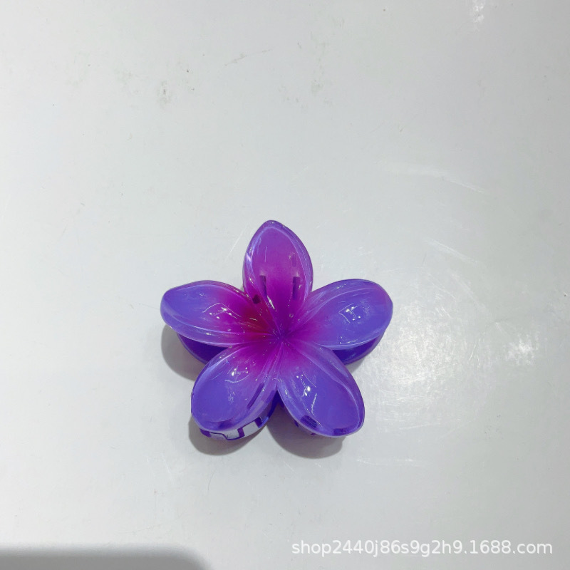 ビーチのリゾート風の卵の花のヘアピンの女性の後頭部の半分の髪のクリップの気質のサメのクリップの髪の飾り