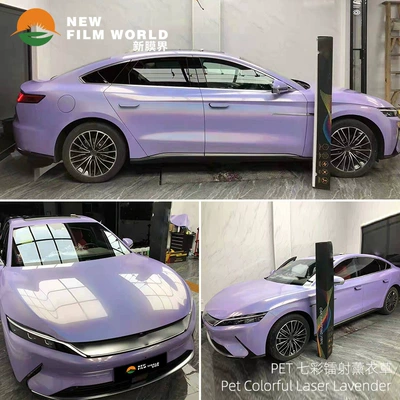 color change sticker laser series — Automotive Film - colorful-laser-lavender
