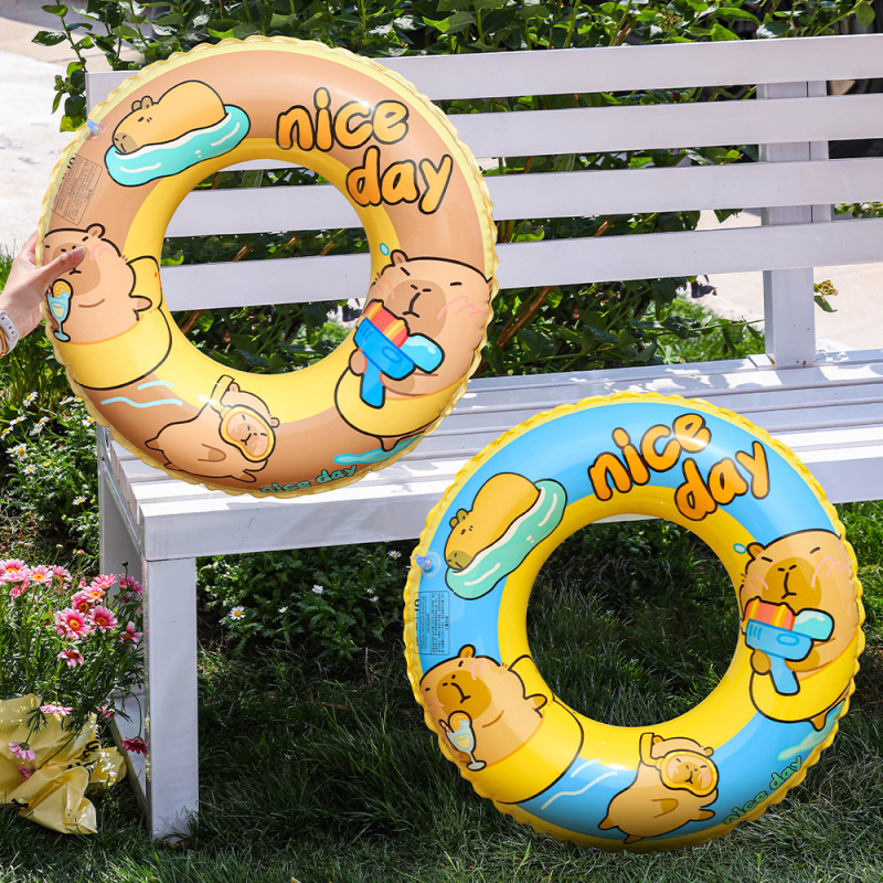 Capigbala Swimming Ring Children's Underarm Ring Waist Ring Life Buoy Beginner Auxiliary Swimming Equipment Water Play Toy