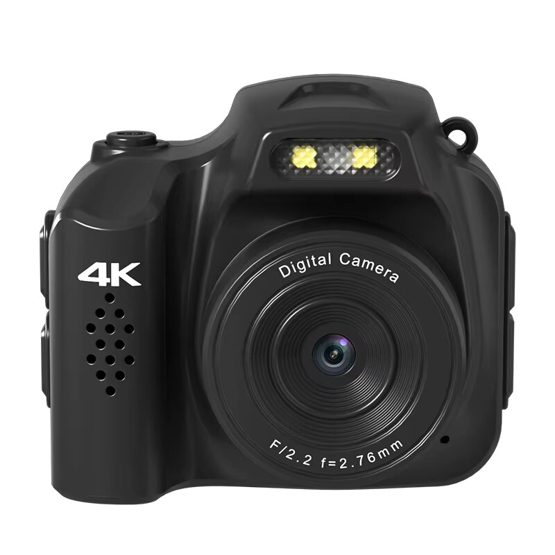 New Compact Travel Camera for Students with Large Screen and Thumb-Sized Design, Supports 4K Video Recording, Campus Camera