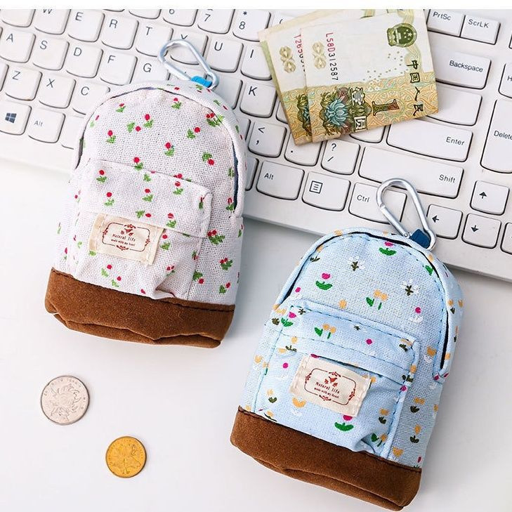 ズック小銭入れ小銭入れお花付きミニバッグかわいいかばん小銭入れ小銭入れ手持ちコインバッグ|undefined