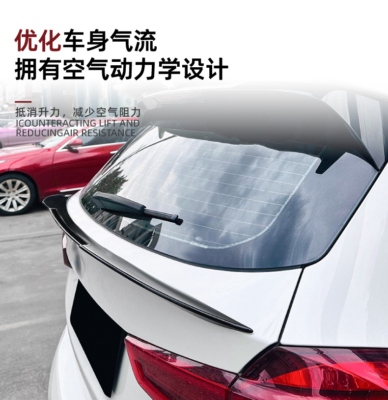 Suitable for Bmw X3 G01 2018+ Mid-Wing Spoiler, Wind Deflector, Exterior Modification Parts