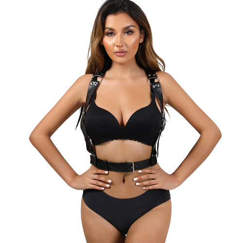 New 3.0 Oil-Edge Leather Woman's Bondage Belt Black Sexy Wear sm Adult Erotic Accessories Dropshipping