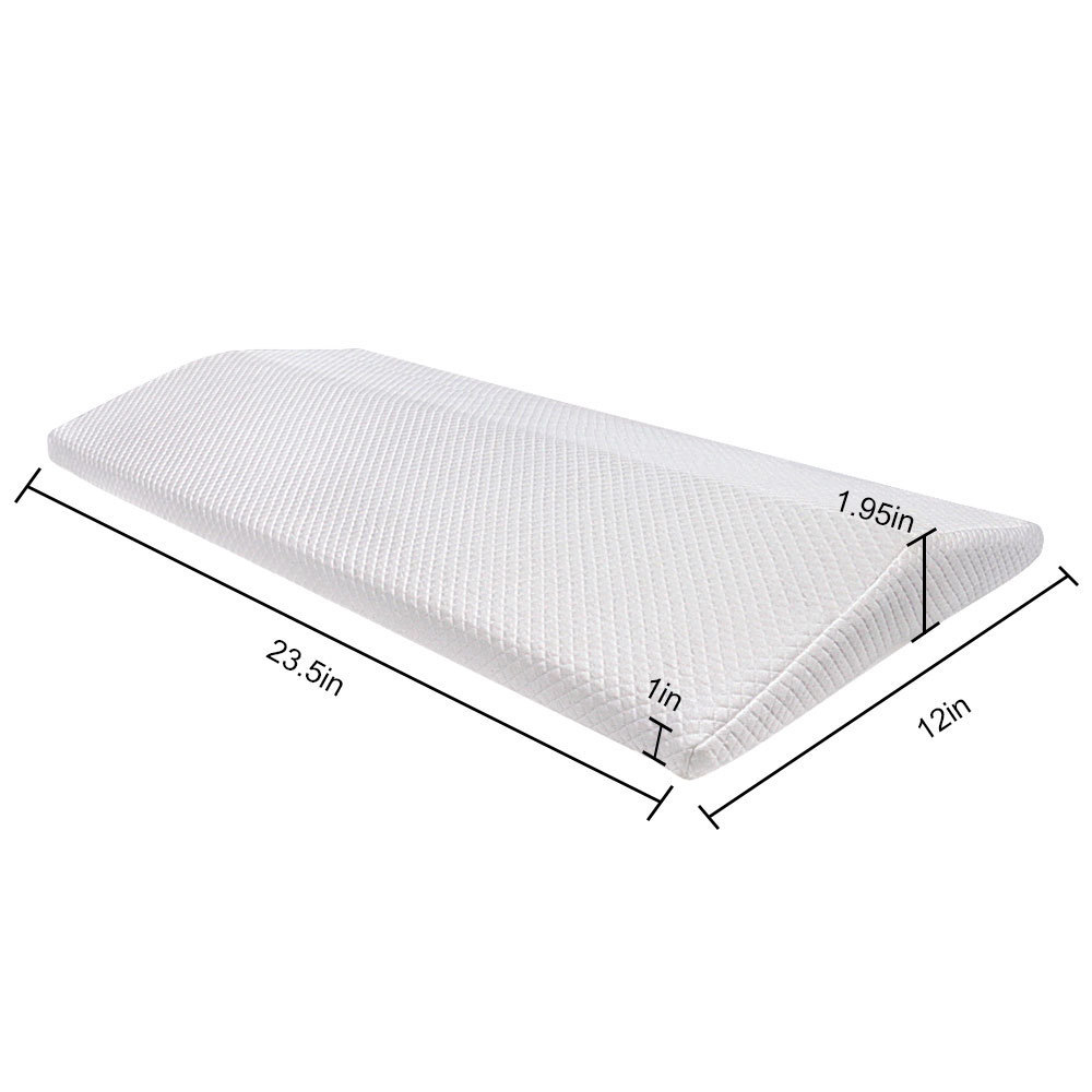 Transfronteriza popular espuma de memoria mujeres embarazadas almohada soporte de la cintura cojín sueño soporte lumbar cama cintura almohada triángulo de rebote lento