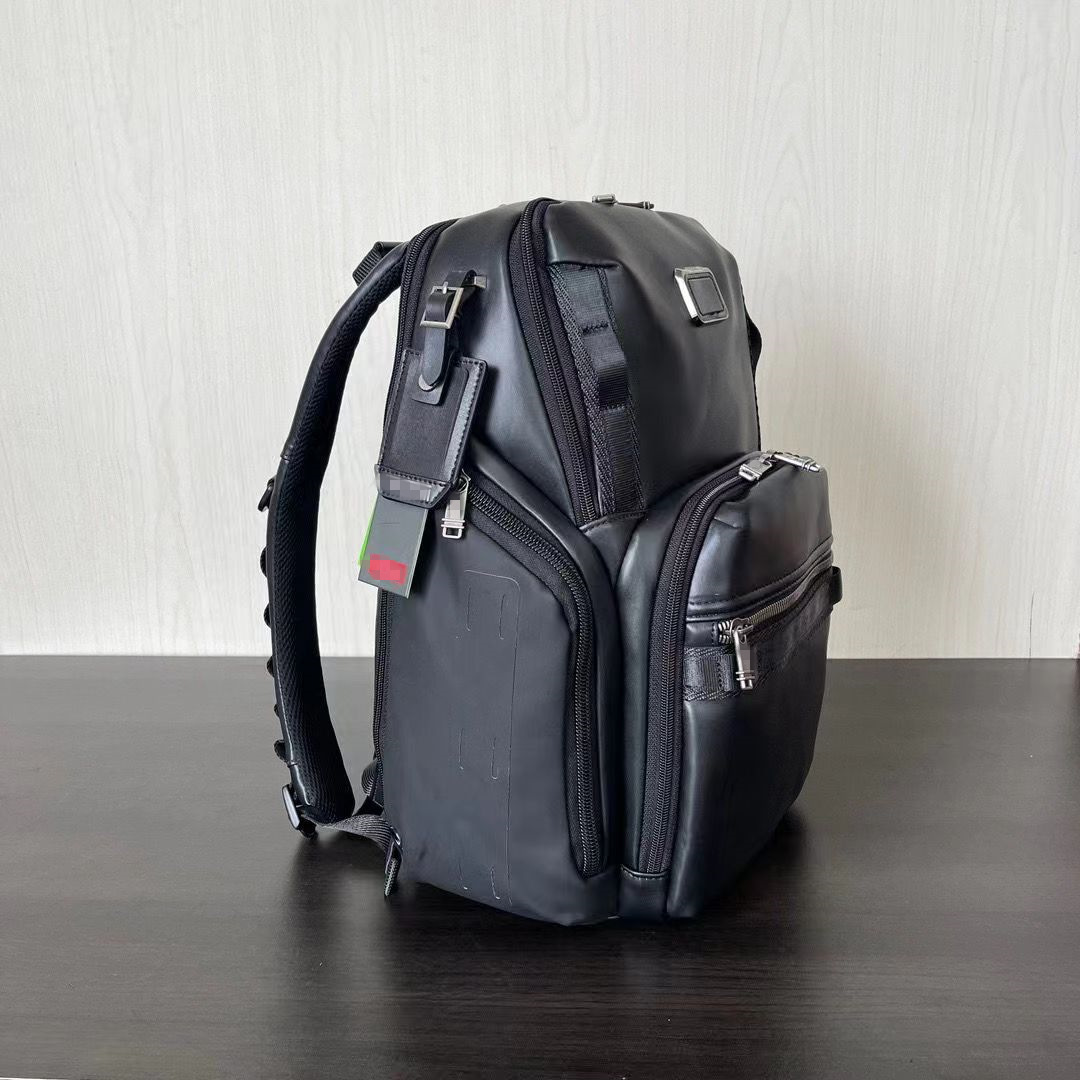 Full Leather Modern Men's Backpack For Daily Commuting And Computer Use 932789D_voghion.com