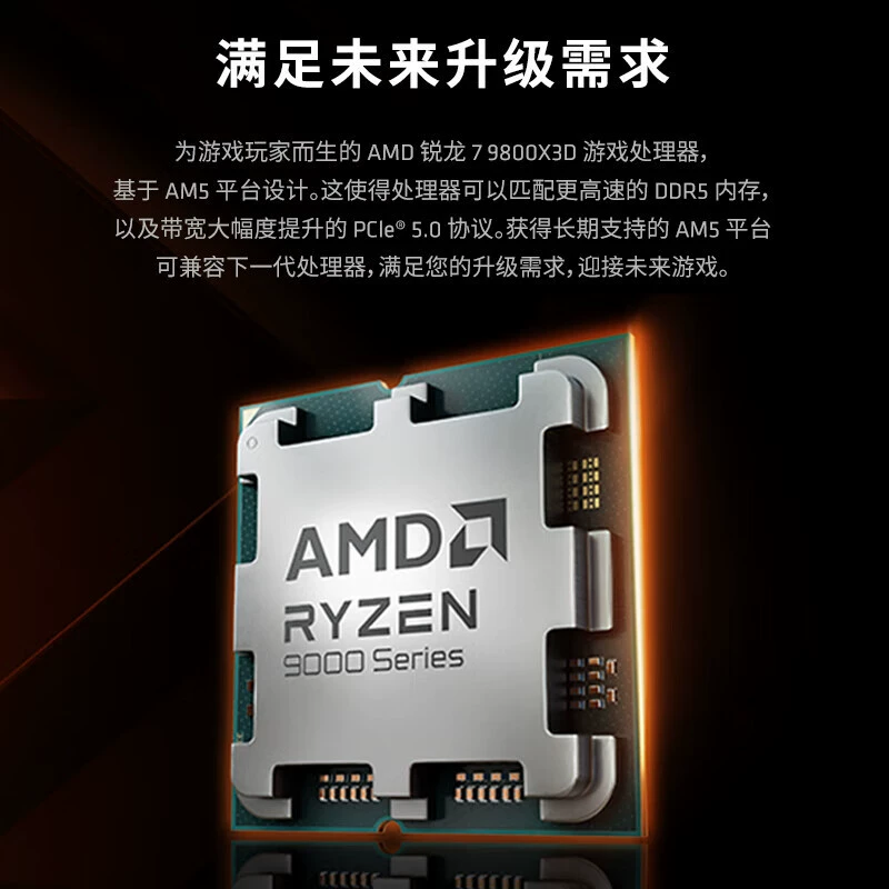 Совместимая материнская плата, процессор AMD Ryzen R7, 9800x, x3, 3D, x870