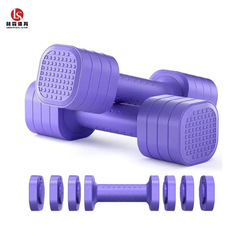 ダンベル 10LB 女性の家庭用フィットネス機器の組み合わせ取り外し可能なダンベル高速調整小さなダンベル脂肪減少