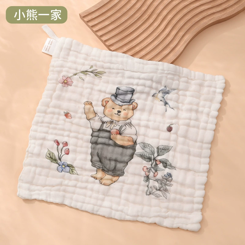 Марлевая косынка, лента, детское полотенце, детский нагрудник для еды, 30×30 см