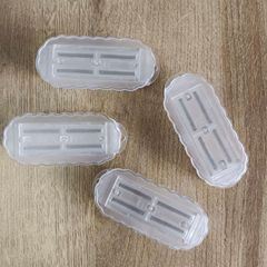 手機背夾斜跨支架便攜通用diy萬能凹槽餅乾夾透明掛繩彈簧伸縮夾