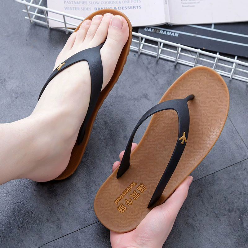 Летние резиновые босоножки-метелки  non-slip deodorized wear-resistant slippers, пляжная обувь