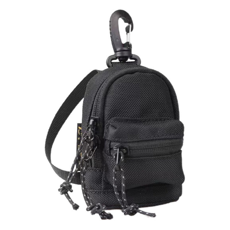 Street Coin Purse Crossbody Bag Mini Double Shoulder Key Bag Earphone Bag Card Bag Hanging Neck Bag Waterproof Pendant Bag