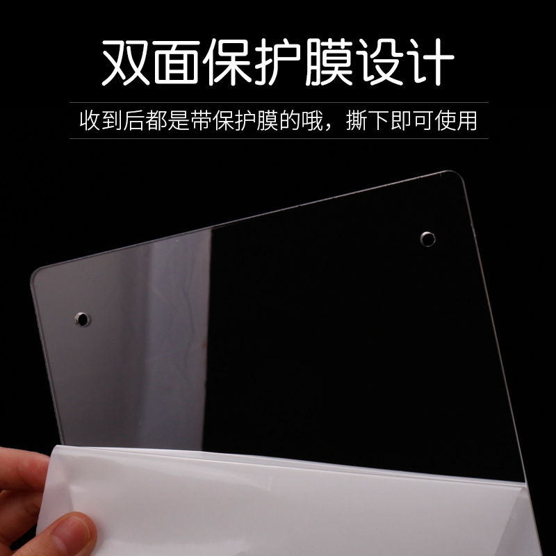 Tablero de exhibición de acrílico de uñas tablero de exhibición de uñas transparente alto Internet celebridad salón de uñas Tarjeta de exhibición de estilo de trabajo de uñas