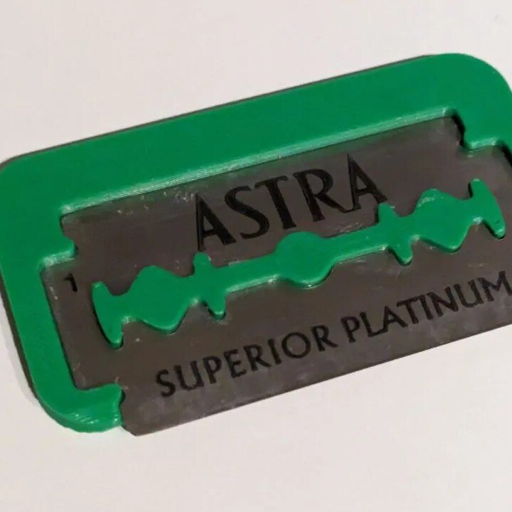 Cross-Border 3D Printed Razor Blade Storage Box, Household Environmentally Friendly Travel, Easy to Carry, a Must-Have for Boys When Traveling, a Good Home