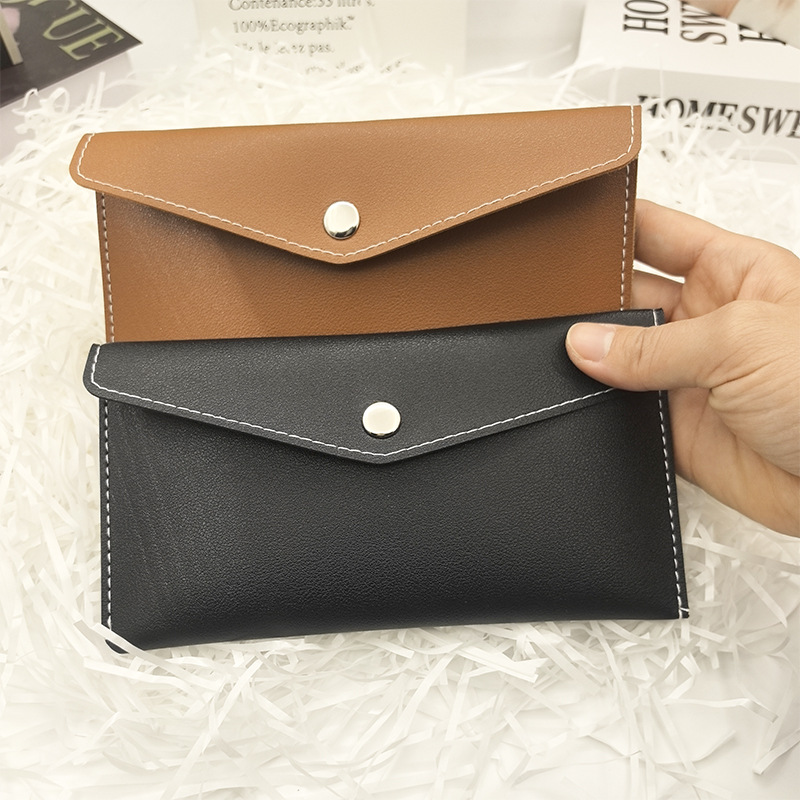 Monedero simple para mujer 2024 nuevo bolso de dinero largo delgado de una pieza Monedero de almacenamiento en efectivo para hombre