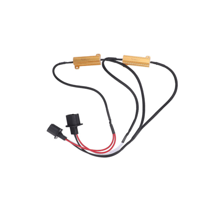 Mayorista faro de automóvil lámpara de freno lámpara de niebla eliminador de fallas lámpara LED decodificador de fallas línea de decodificación de resistencia
