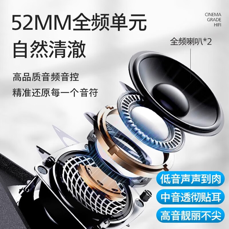 フィリップス木製コンピュータオーディオ携帯電話 Bluetooth スピーカーデスクトップラップトップマルチメディアホーム SPA3808|undefined