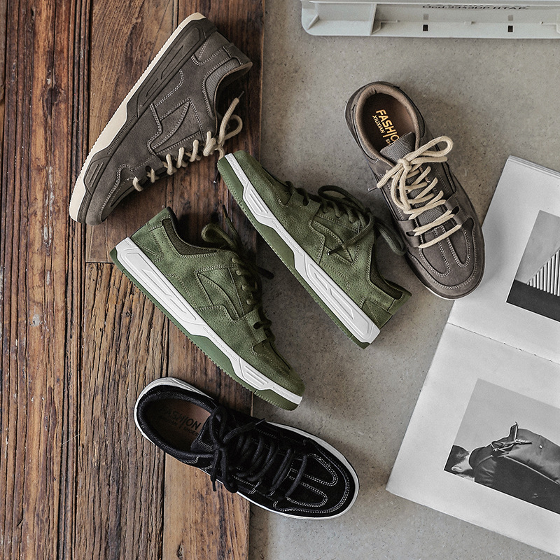 Scarpe casual da uomo Scarpe da basket Scarpe da ginnastica Tessuto sintetico Assorbimento degli urti Calzature antiscivolo_voghion.com