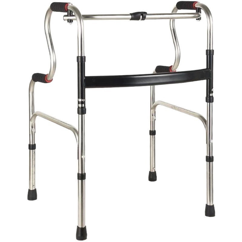 Suministro de fábrica ayuda para caminar aleación de aluminio ayuda para caminar rehabilitación ayuda para caminar discapacitados ancianos ayuda para caminar de acero inoxidable ayuda para caminar