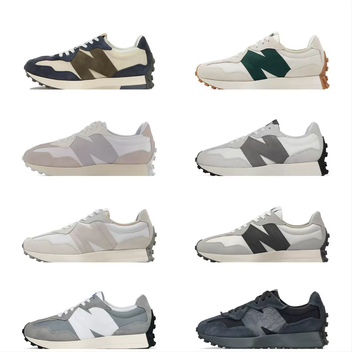 Корпоративный уровень NB327 новый Bailun ms327 Yuanzu серый ретро пап обувь для бега на толстой подошве пара мужская и женская обувь