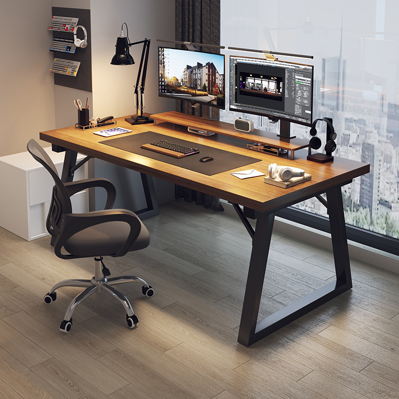 Escritorio para computadora, dormitorio especial para oficina, escritorio pequeño para el hogar, escritorio simple y moderno, banco de trabajo, mesa de juego